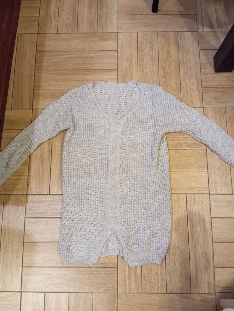 Szary sweter damski tanio cheap winter autumn zima jesień woman kobiet