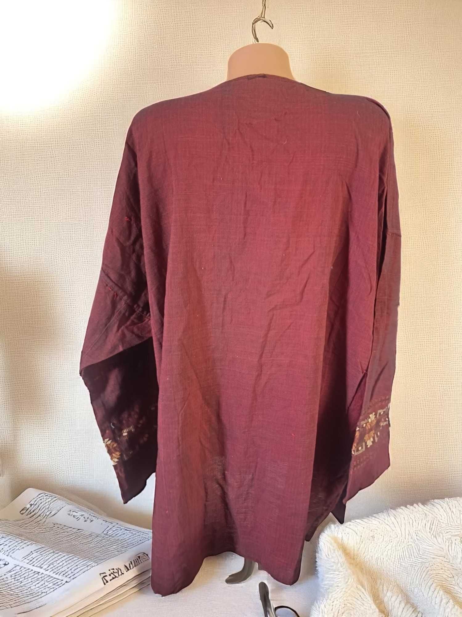 Piękna koszula-tunika-narzuta w stylu boho vintage z metki 4XL