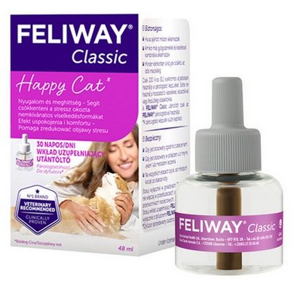 Uspokajające kocie feromony Feliway 30 dniowy wkład uzupełniający 48ml