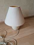 Lampa kremowa wys. 35 cm