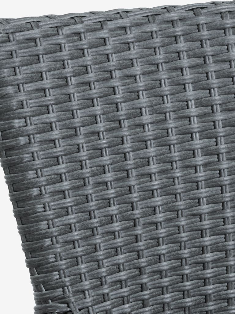 NOWE krzesło ogrodowe z technoratanu szare