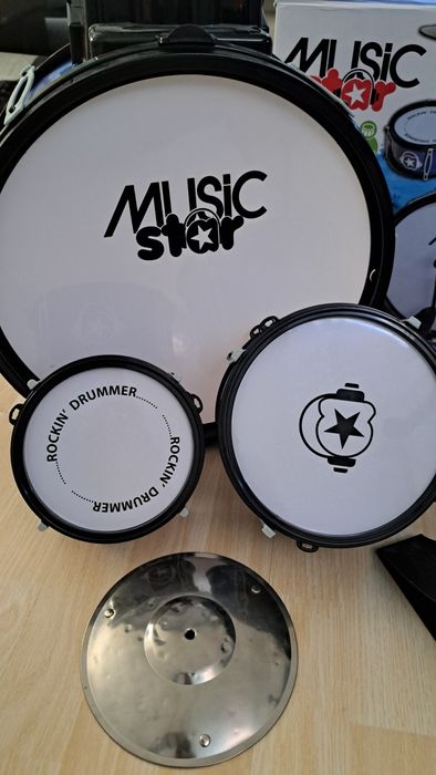 Bateria infantil Music Star com banco