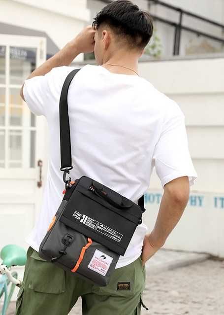 сумка Мужская плечевая многофункциональная городская спортивная