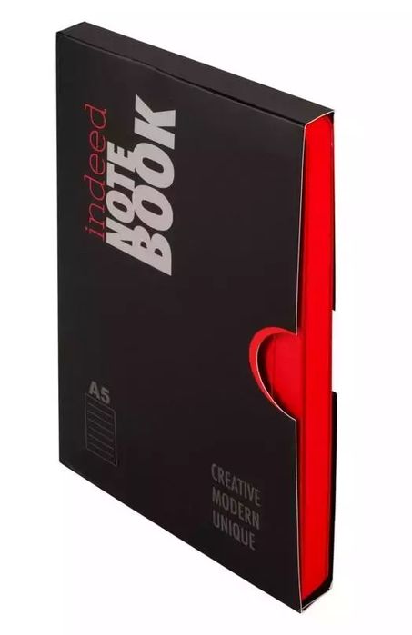 Notes A5 linia Indeed czerwony. Antra