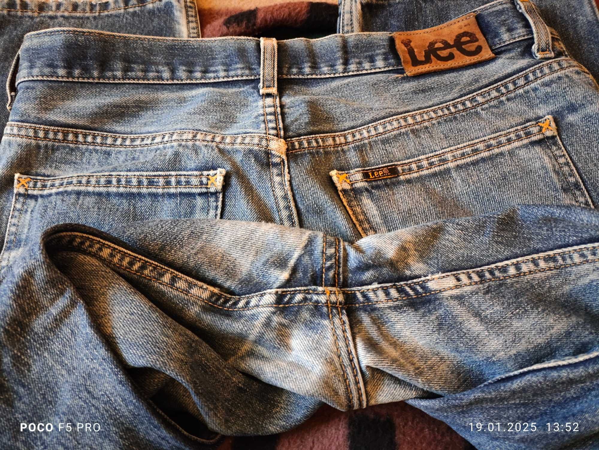 Джинсы Wrangler, regular fit(USA)W38L32 и Lee(USA)W36L30 и Lee W30L34