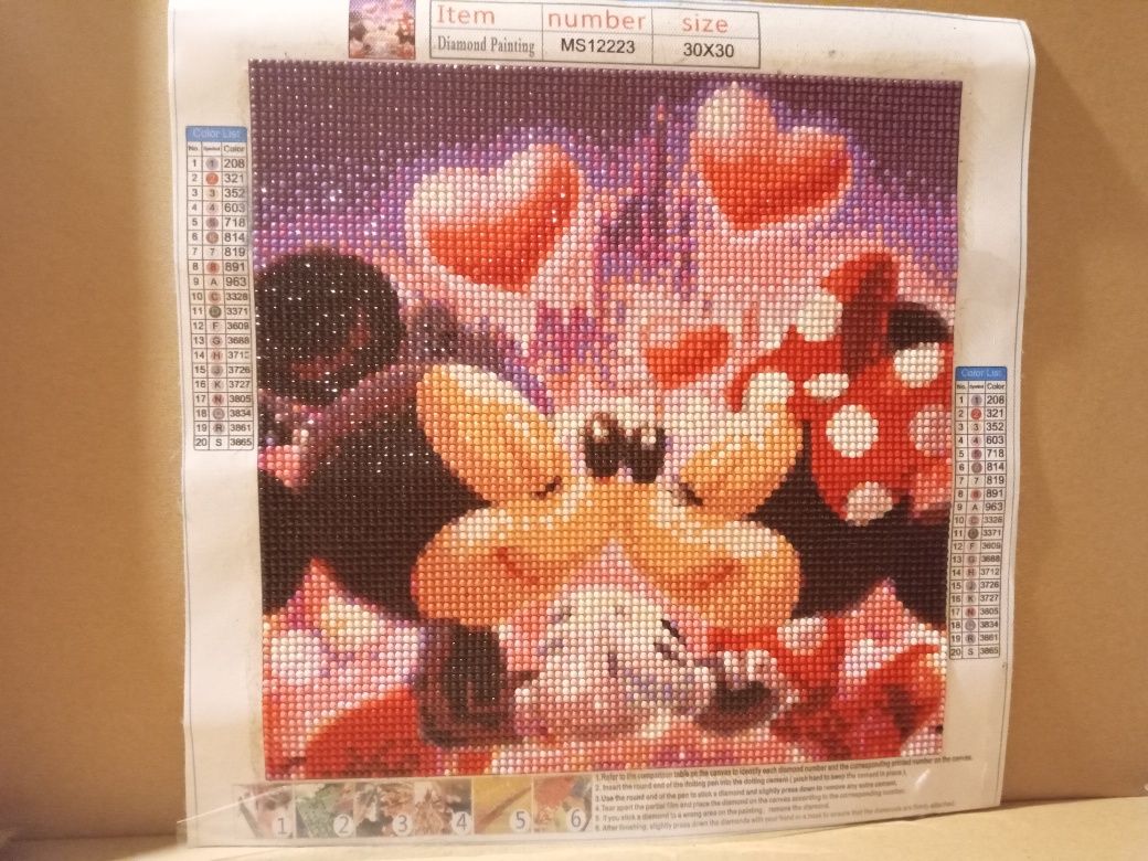 Gotowy obrazek haft diamentowy Micky