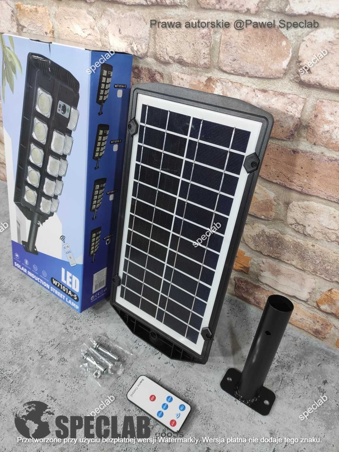 Lampa uliczna 1000 W 20000 lm zasilanie solarne(W7101A-5)