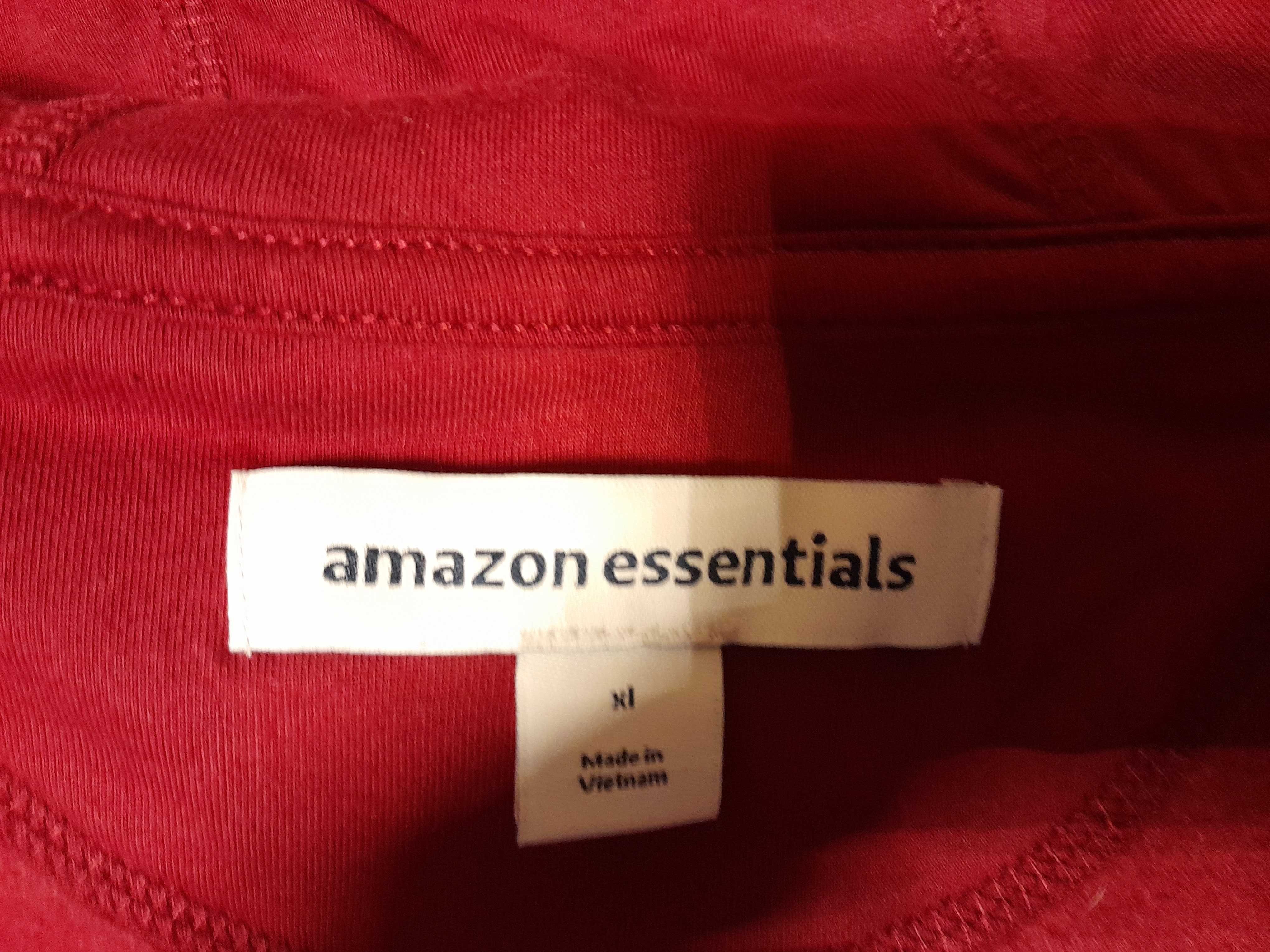 Bluza z kapturem XL bordowa Amazon Essentials Nowa