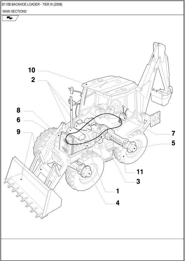 Katalog części New Holland B 110 B,