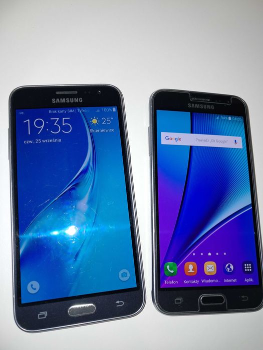Samsung Galaxy  J3-6  Dwa Smartfony