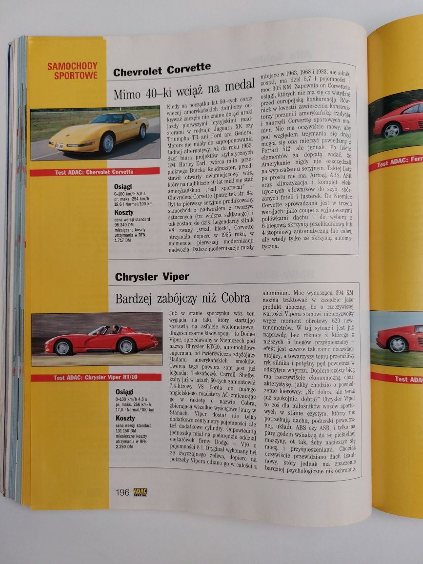 Katalog ADAC SPECIAL AUTO'94 GRATKA dla Fana motoryzacji