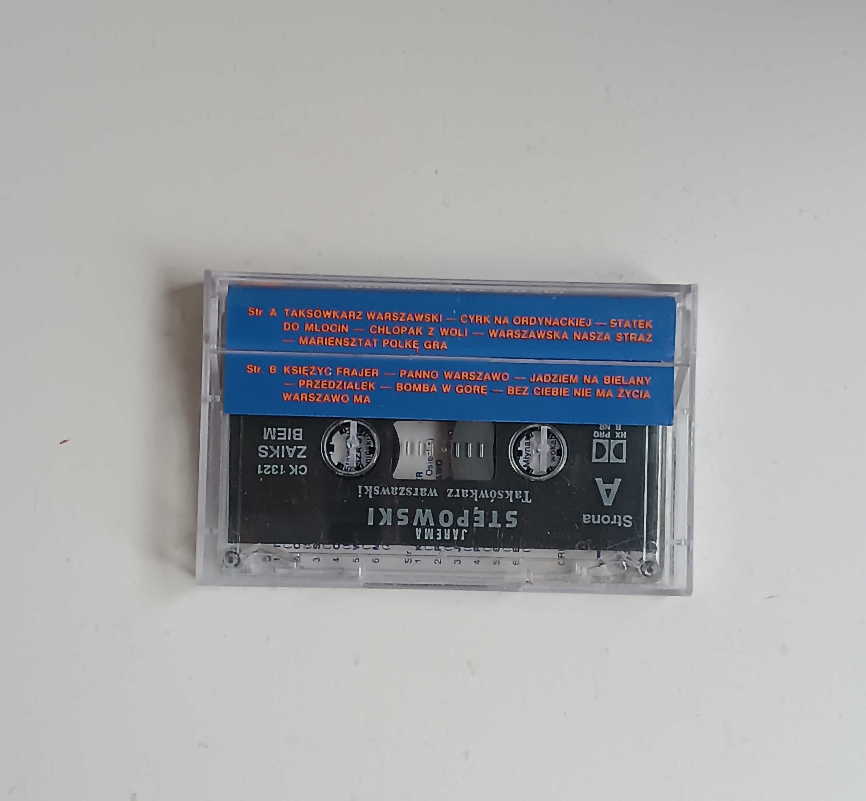 Jarema Stępowski Taksówkarz warszawski Kaseta audio magnetofonowa hit