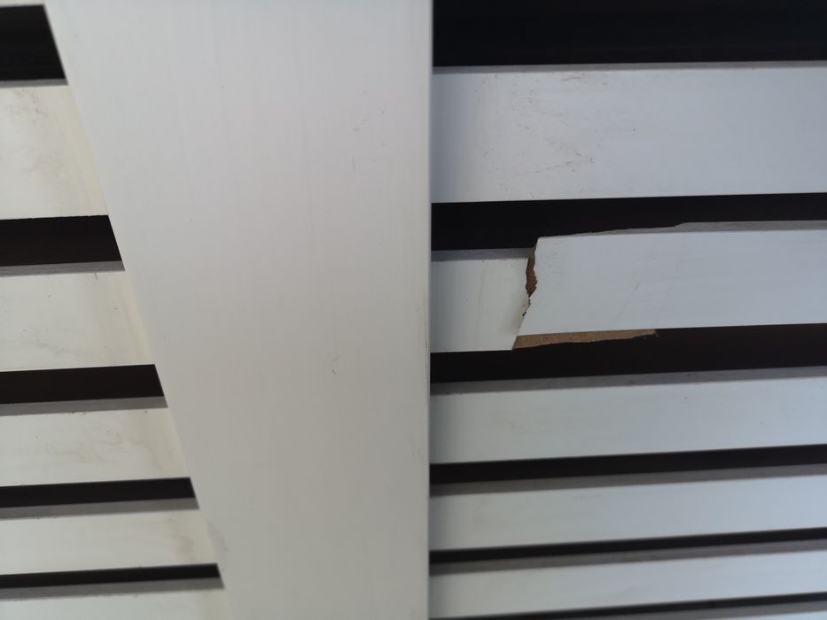 Osłona, maskownica biala do grzejnika, panel