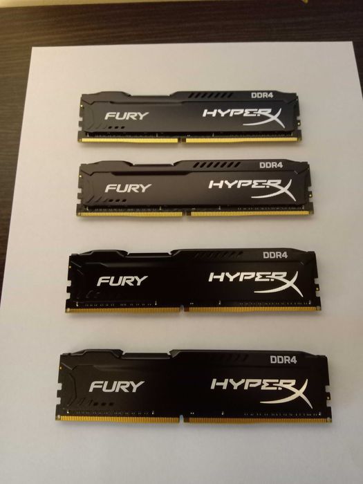 Pamięc RAM HyperX Fury 16/32 Gb DDR4 2666 Mhz (4x8Gb)