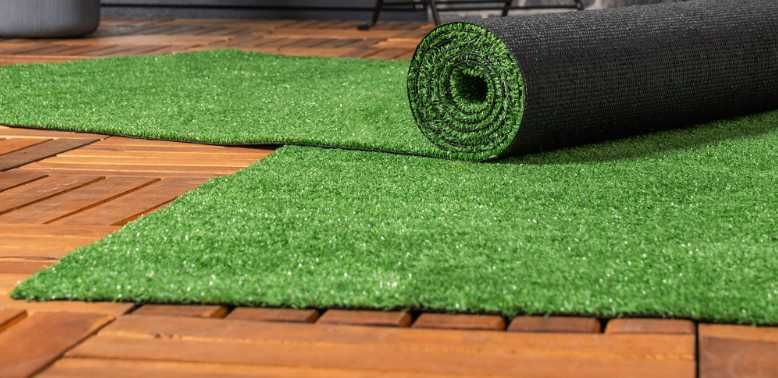 Trawa na balkon taras ogród sztuczna zielona 2m szeroka Gęsta nie kuję