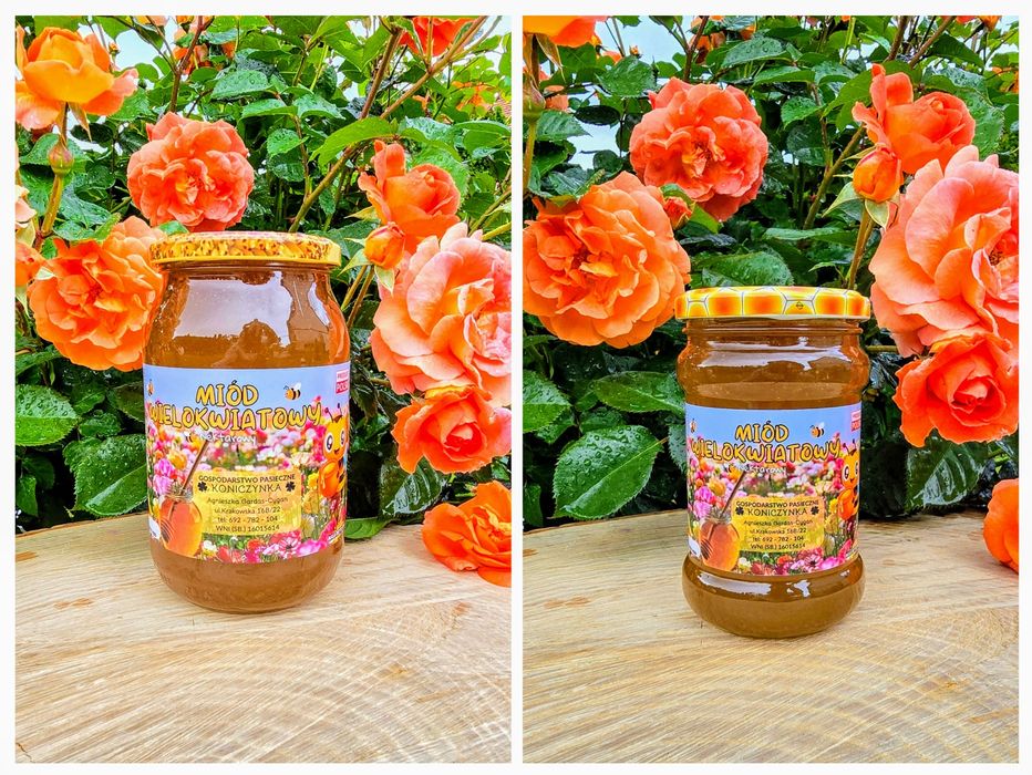 Miód wielokwiatowy LETNI zbiór z akacji, facelii i innych kwiatów 2025