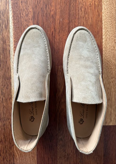 Мокасины лоферы Loro Piana Open Walk осень 43