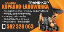 Usługi koparko-ładowarką
