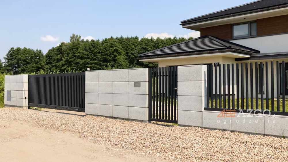 Beton architektoniczny bloczek SLABB 80x40 40x40 x25 ogrodzenia daszek