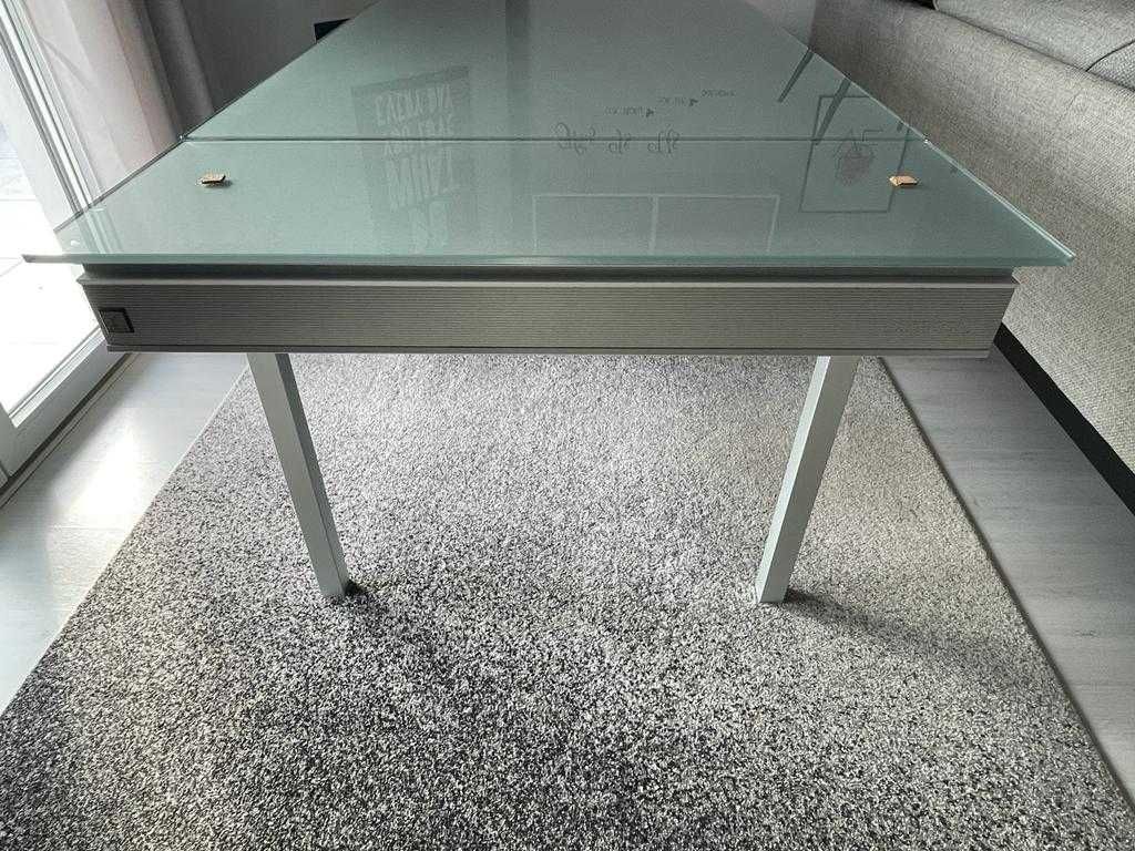 Mesa de Vidro Extensível 185 x 80 x 75