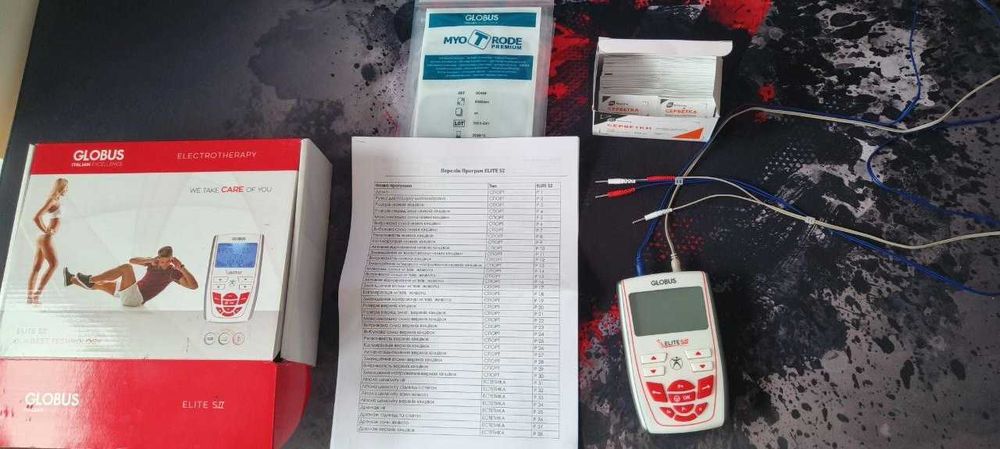 Міостимулятор (EMS) "ELITE S2" GLOBUS Італія 100 програм