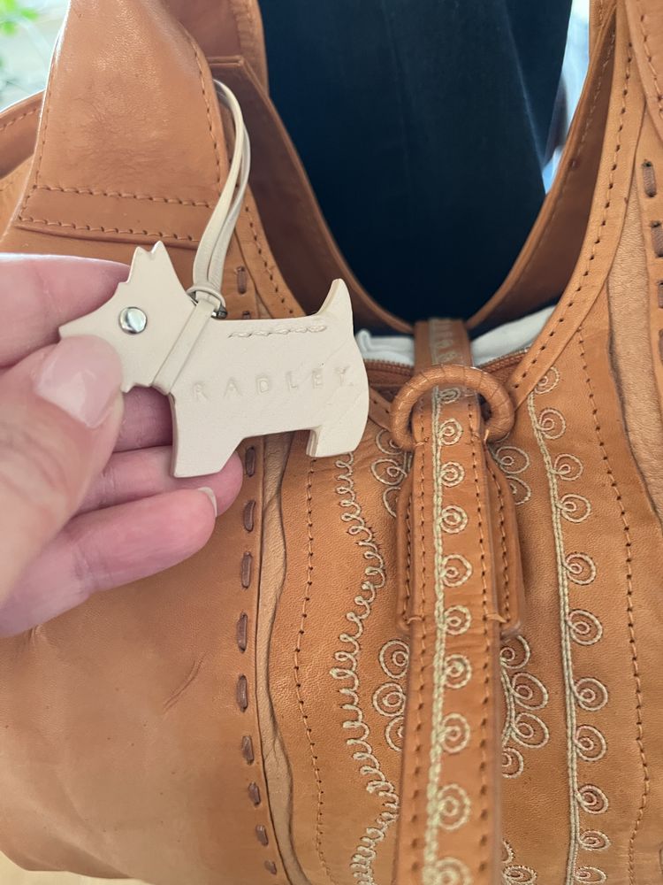 Radley London torba do reki camel kamelowa