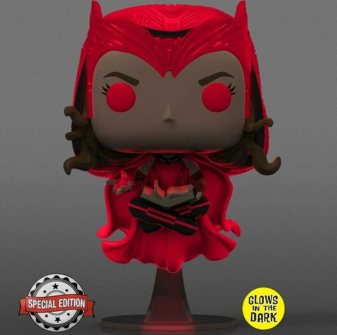 Funko Pop! Marvel Wanda Vision 823 Feiticeira Escarlate GITD - NOVO