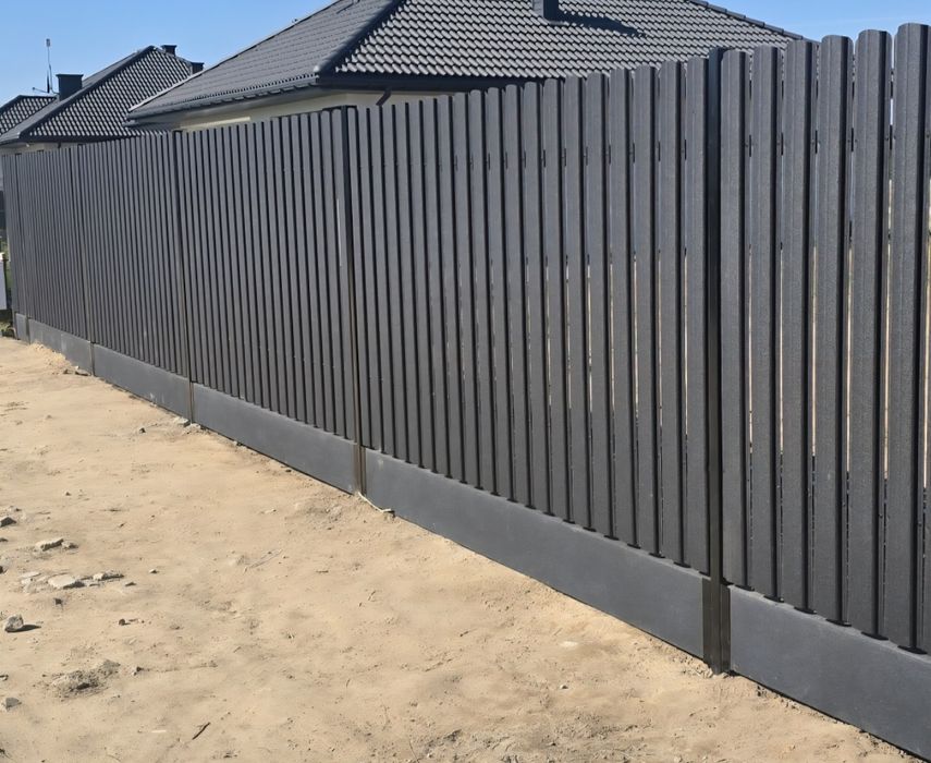Sztachety metalowe na ogrodzenie Brama Furtka balustrady