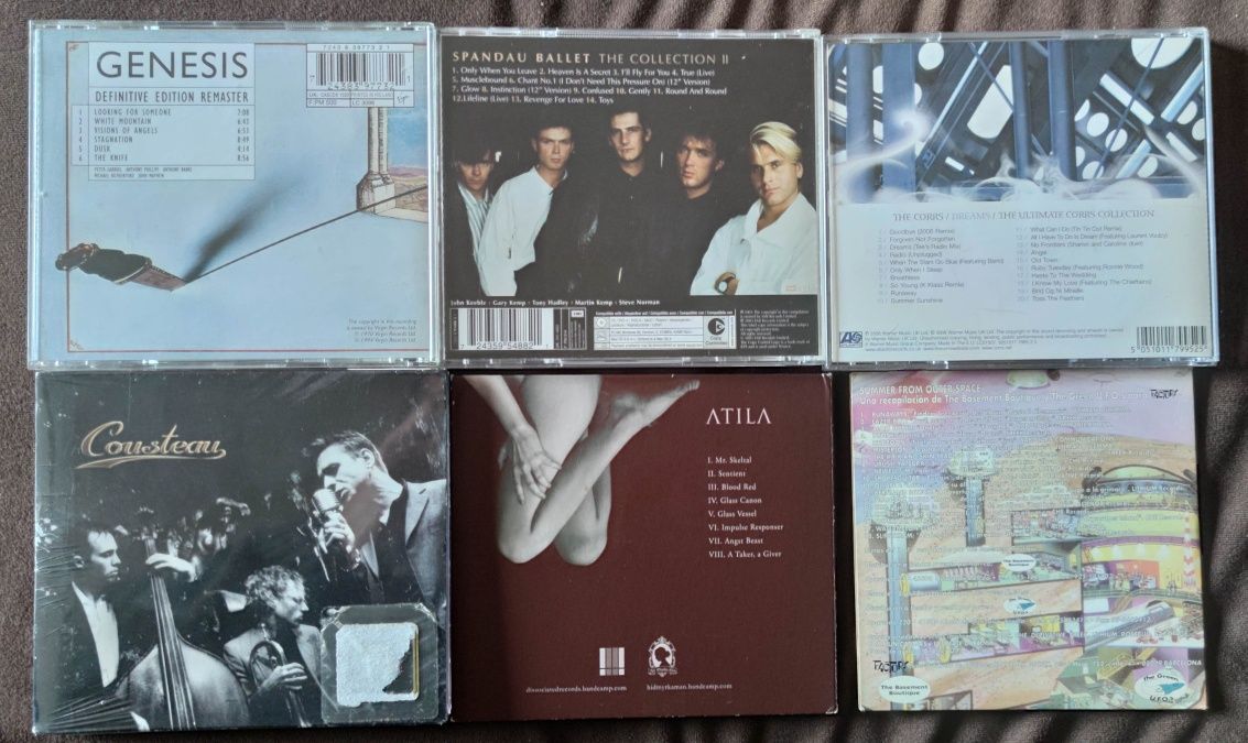 Spandau Ballet, Genesis, Simple Minds