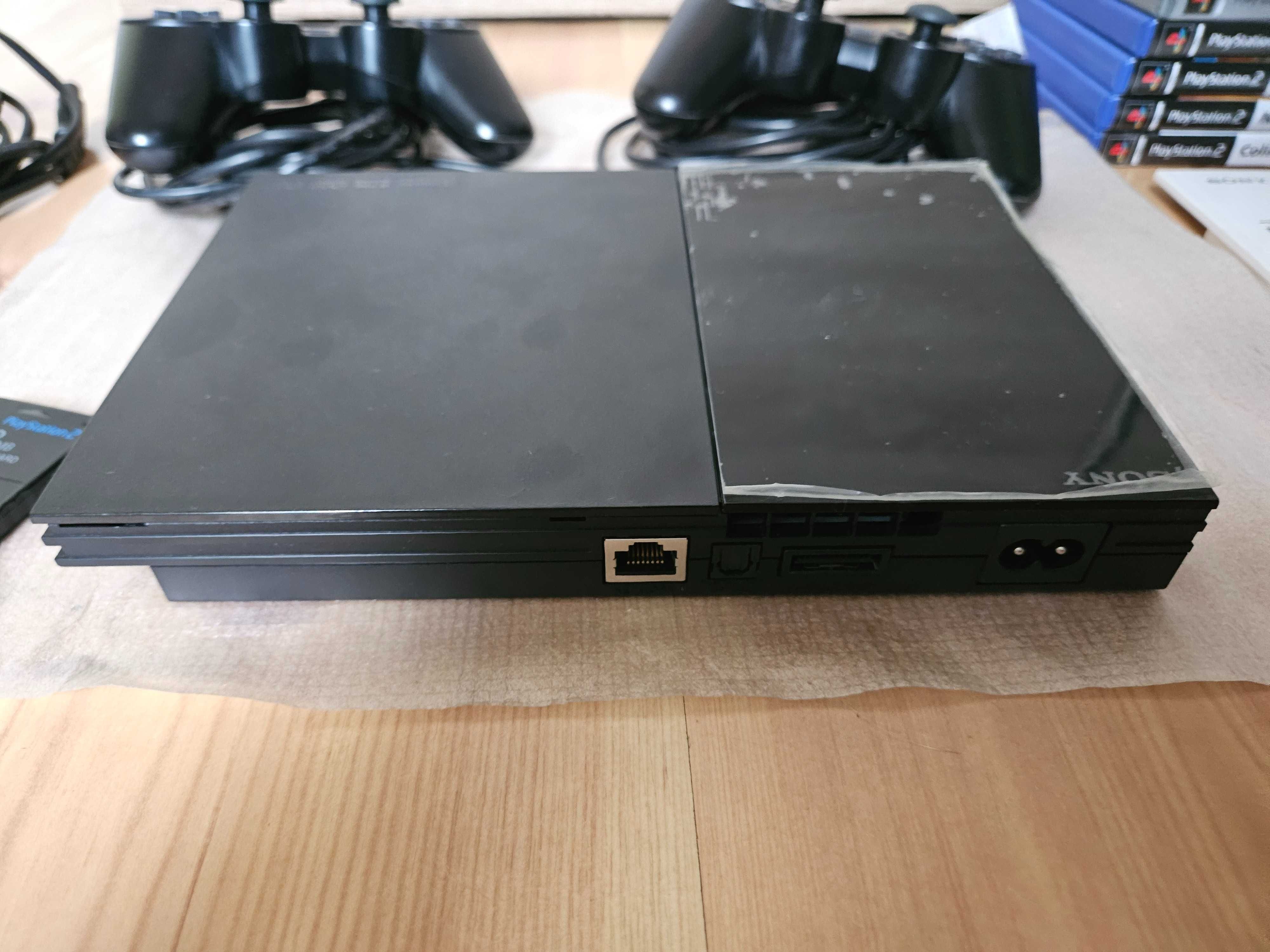 Konsola Playstation 2 SCPH-90004 - komplet + 8 gier