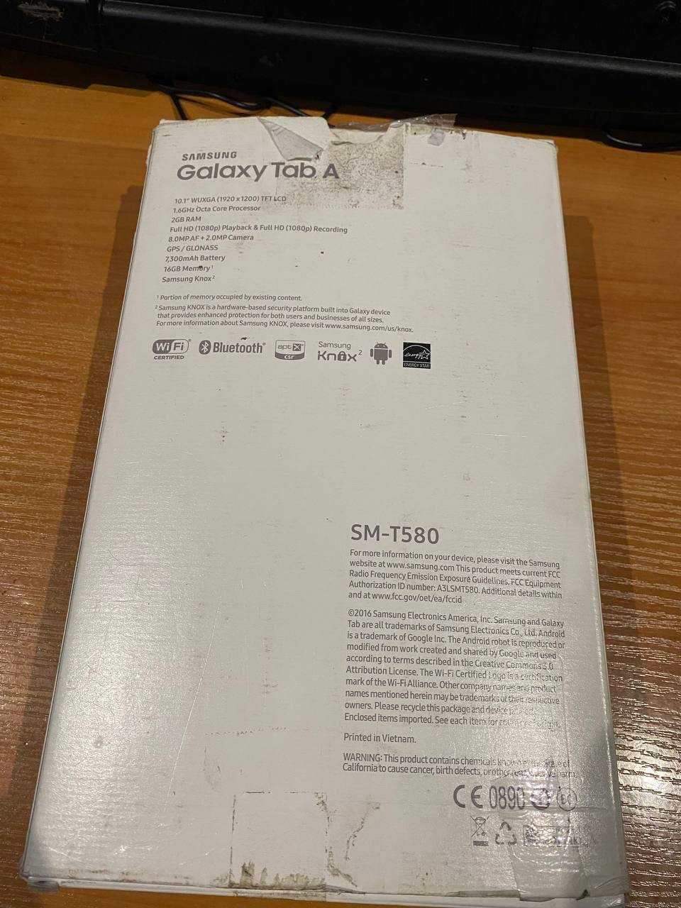 Samsung SM-T580 Galaxy Tab A 10.1