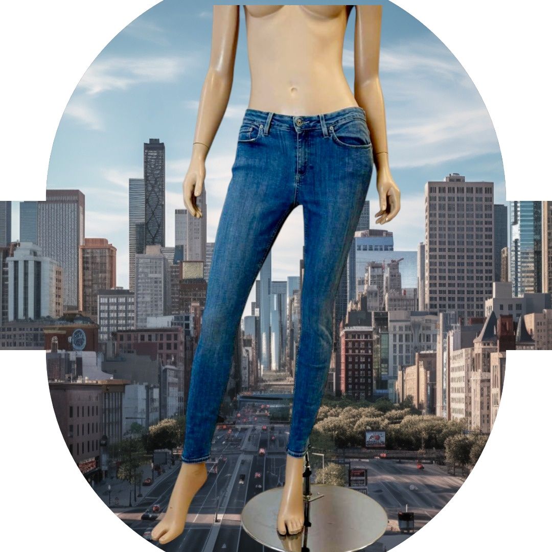 Acne Studios spodnie jeansowe damskie 28/32 skin 5
rozmiar 28/32
Kolor