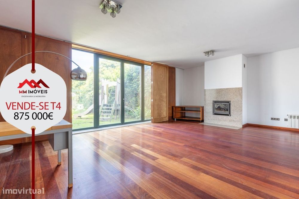 Moradia T4 | Lavra | Praia | Logradouro 932m2 | Piscina Coberta