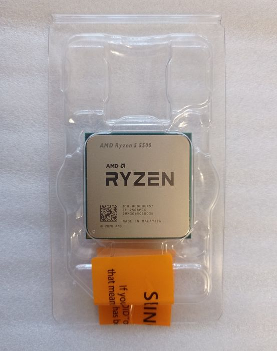 Новый Amd Ryzen 5 5500 3.6(4.2)Ghz 16mb cash AM4