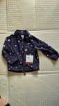 H&M bluza szara grafitowa polarowa polar w gwiazdki 74