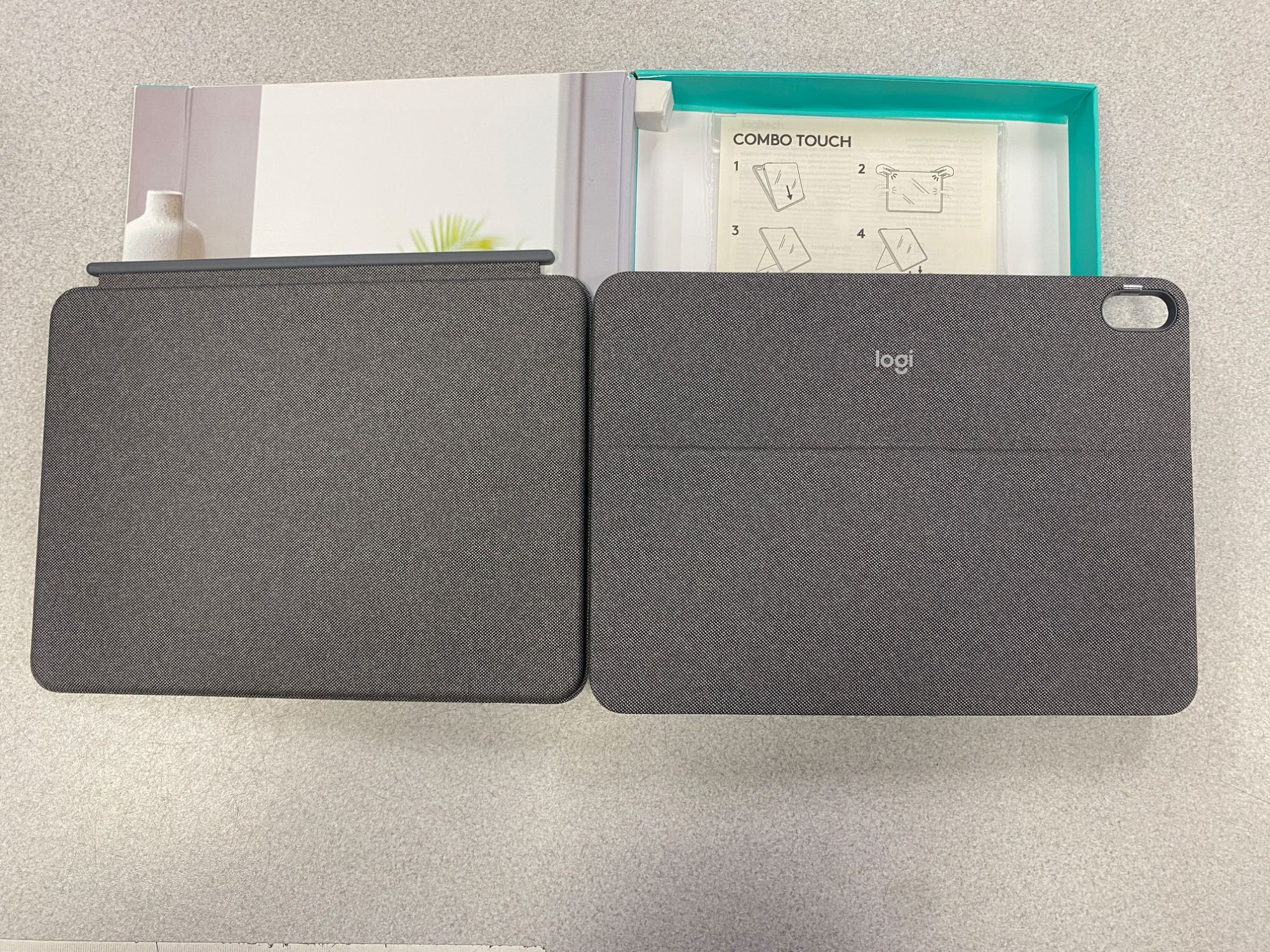NOWA Klawiatura PL/US etui Logitech Combo Touch iPad Air11 4/5/6/7 gen