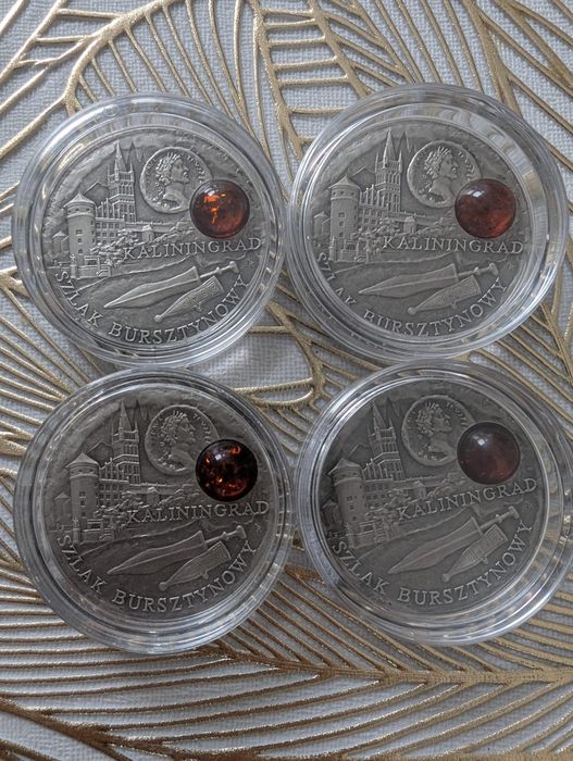 Szlak Bursztynowy - 4 szt 1$ Kaliningrad