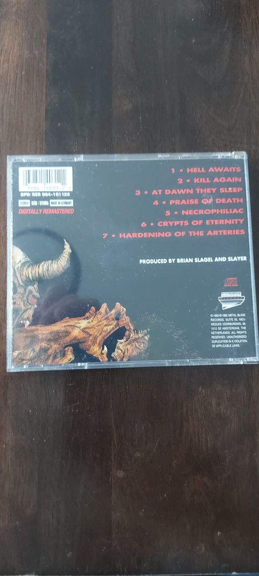 SLAYER- Hell Awaits (Metal Blade REC.93 RARE)