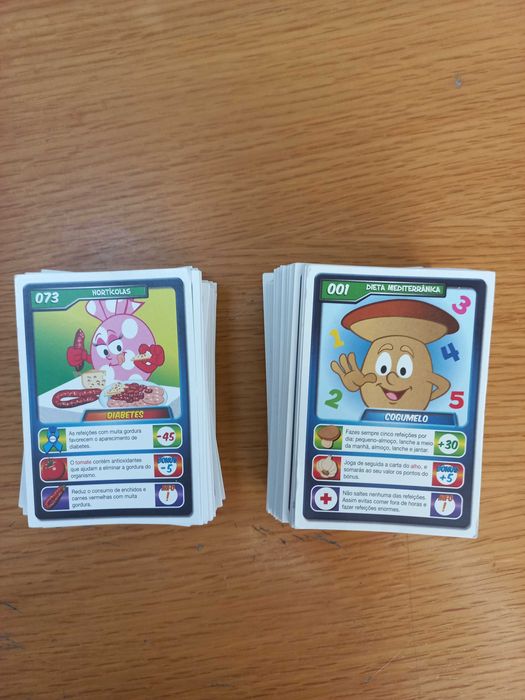 Lote de 77 cartas da coleção Gang dos Frescos