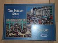 Puzzle Gibsons 2x 1000 el. The January Sales