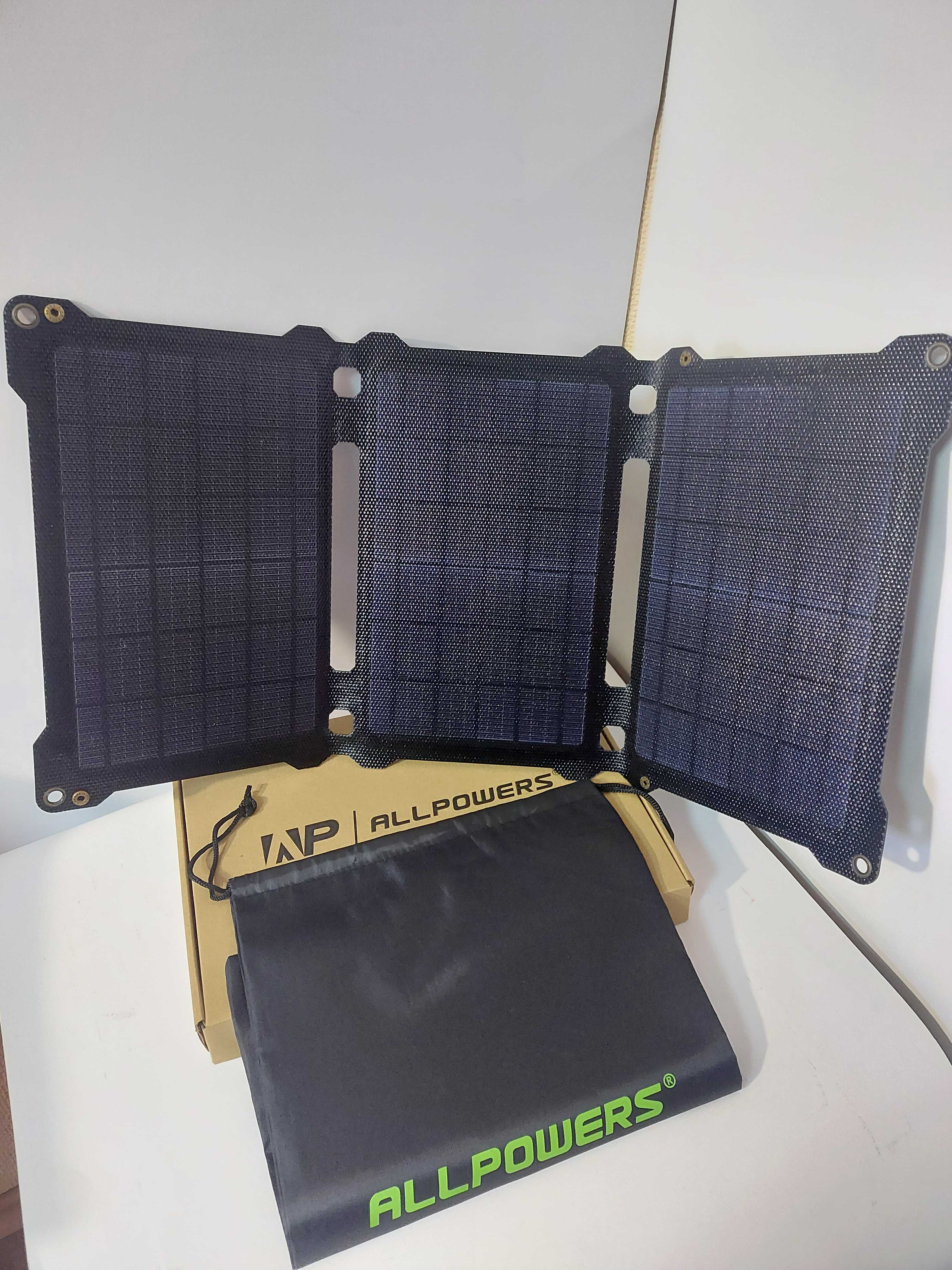 Зарядний пристрій на сонячних панелях для смартфонів Allpowers 21W
