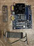 Asrock Socket A/462 + Duron 1,6GHz + chłodzenie + akcesoria AGP retro!