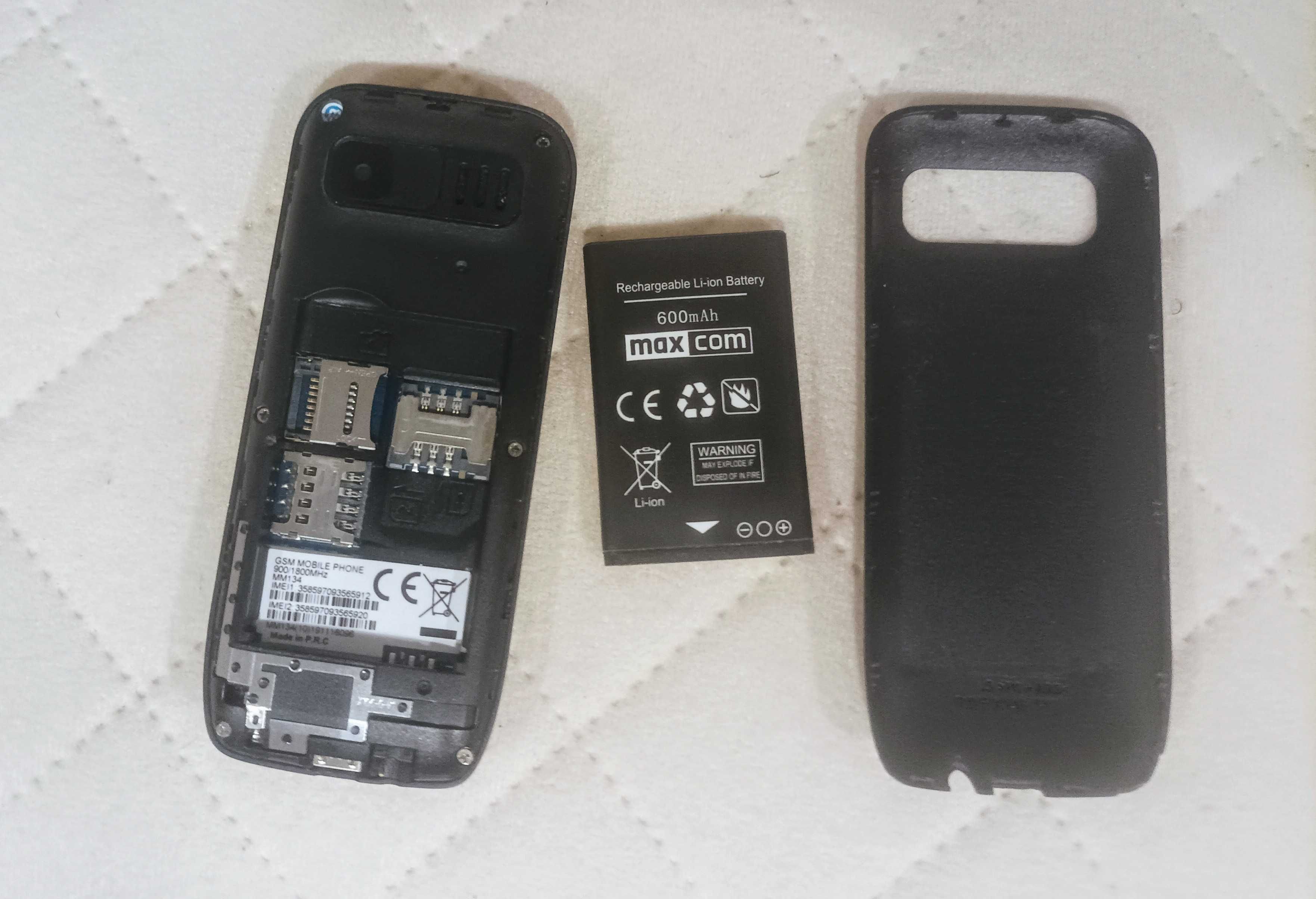 Telefon komórkowy dual SIM Maxcom MM134