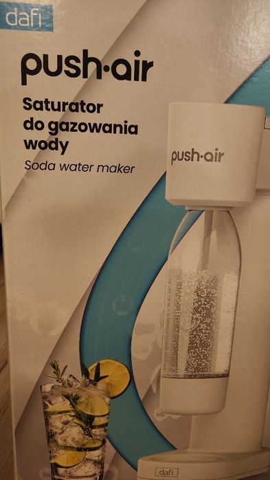 Dafi saturator do gazowania wody push air soda stream NOWY