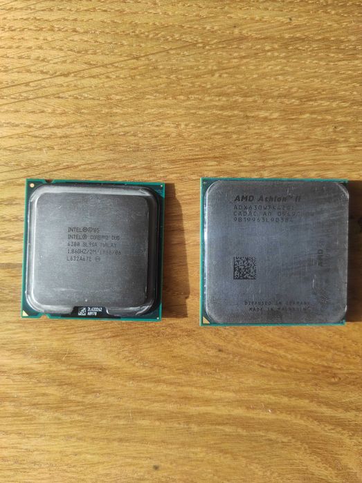 Процесор AMD Athlon II X4 630 2,8GHz , Intel Core 2 Duo E6300 1.86GHz