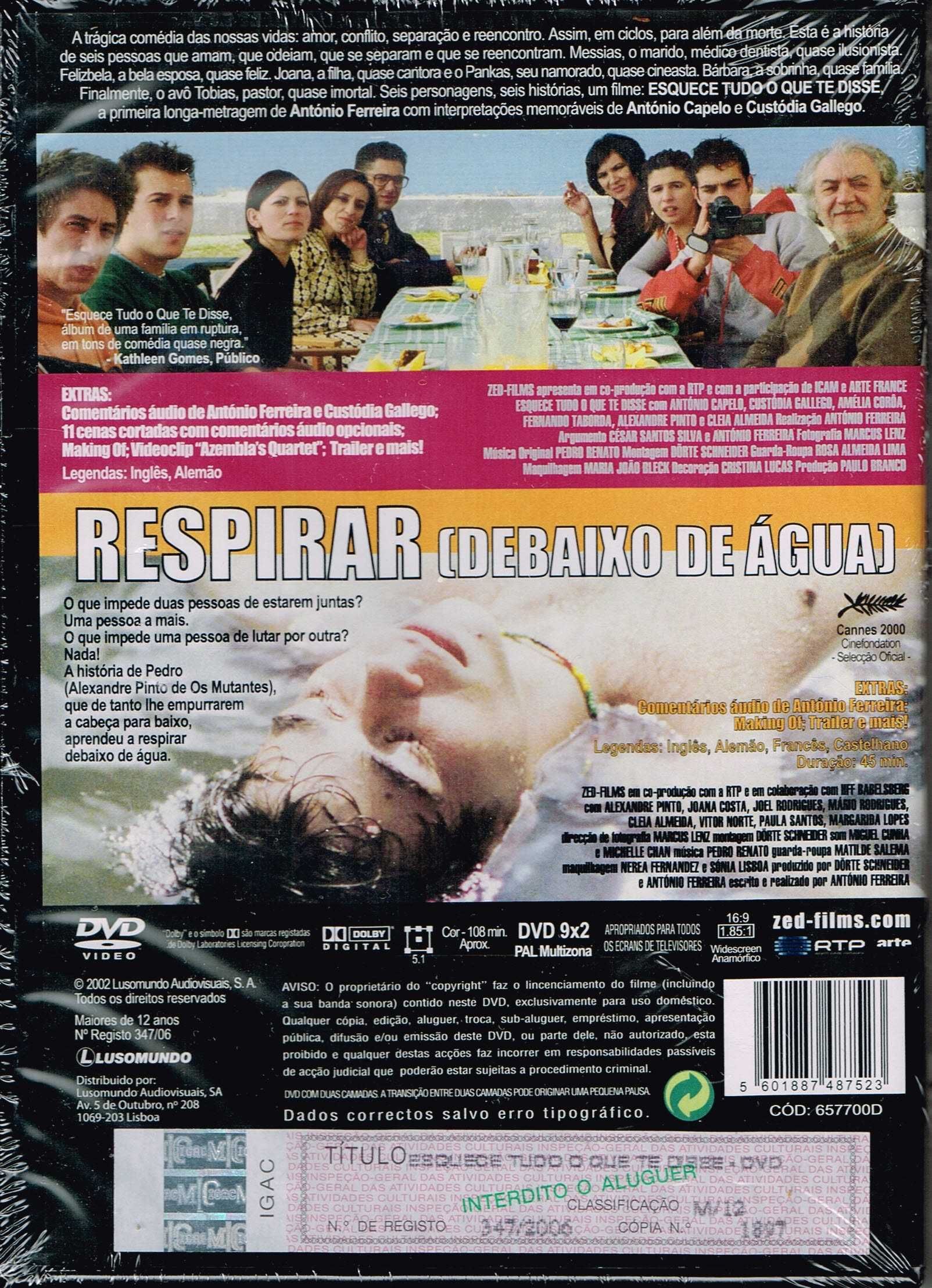 Filme em DVD: Esquece Tudo o que Te Disse E.E - NOVO! SELADO!