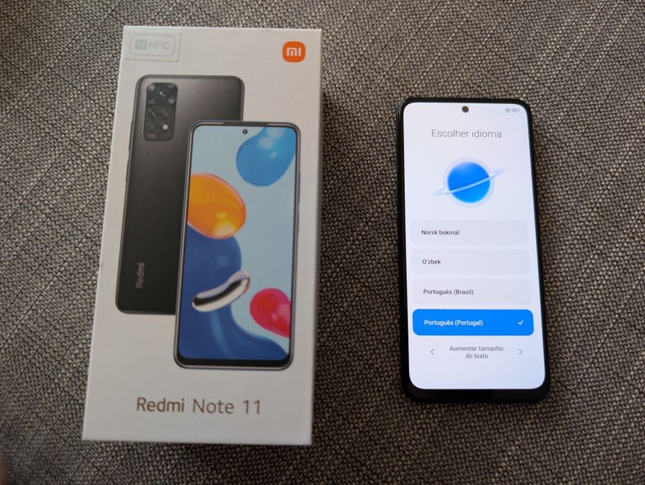 Xiaomi Redmi Note 11 + Capa como Novos