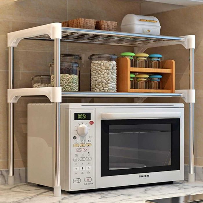 Стеллаж кухонный этажерка полка 2 яруса / Полиця стелаж етажерка