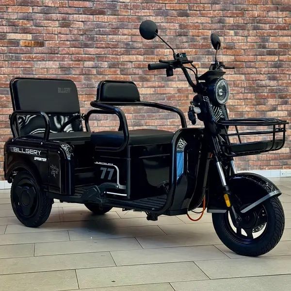 В наявності‼️Електричний трицикл  1200W-72V-23Ah