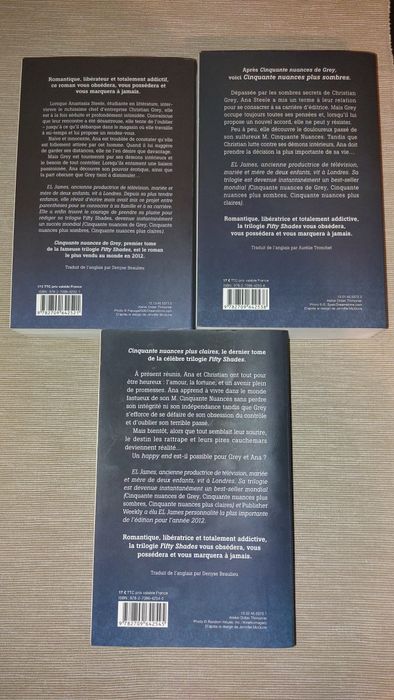 Cinquante nuances de Grey, de E L James
